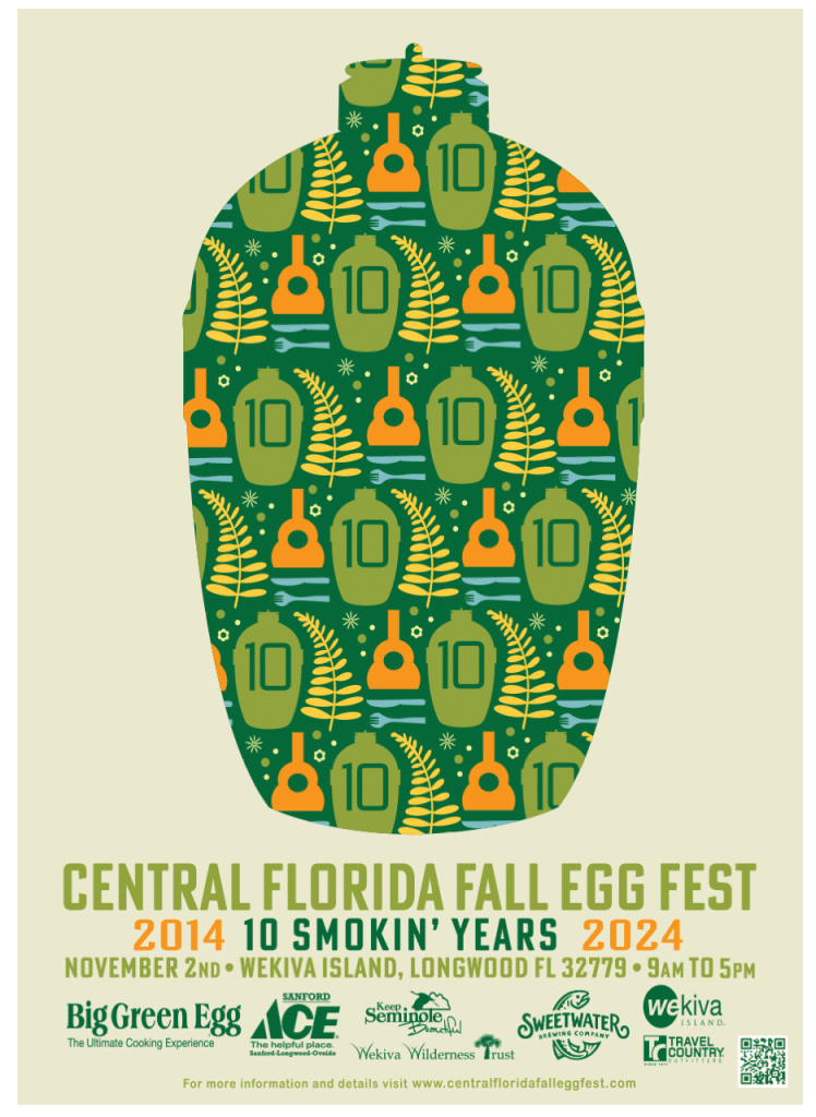 Annual celebration of Big Green Egg grills at Wekiva Island