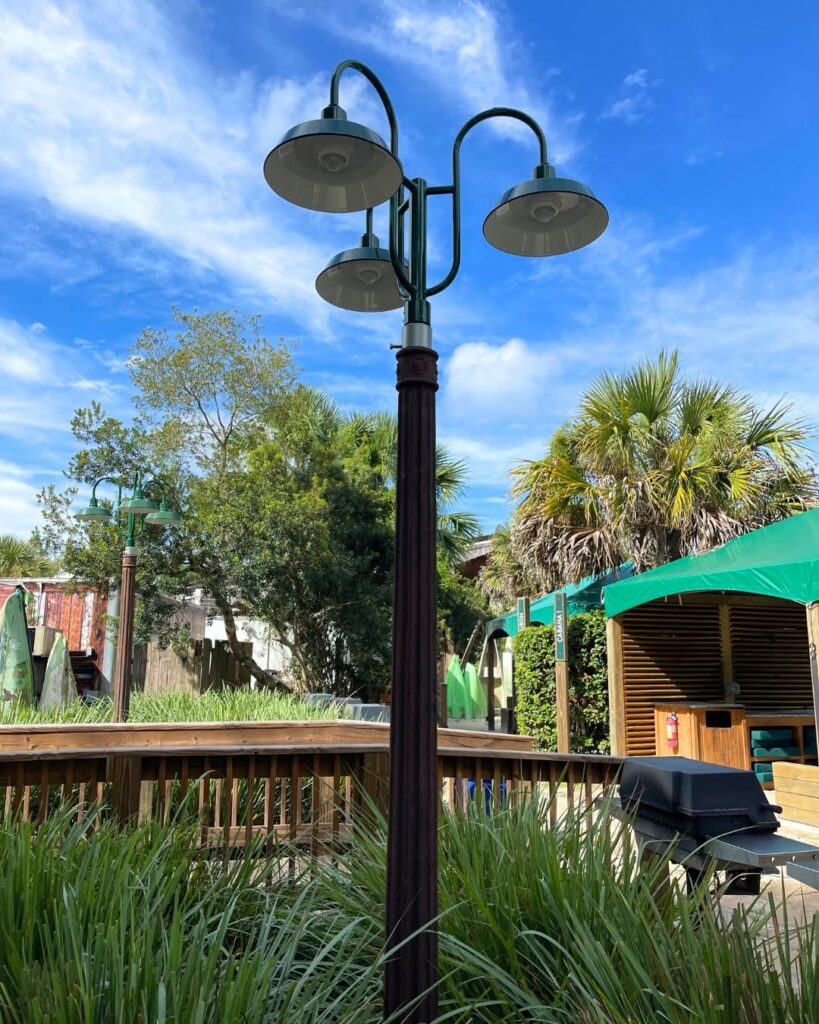 Light poles history at Wekiva Island